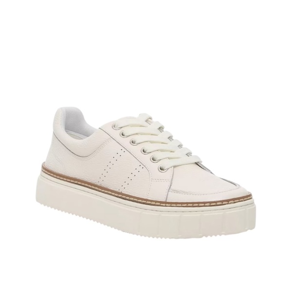 Vince Camuto Shoes - Vince Camuto Rezelli Lace-Up White Sneaker 9